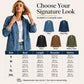 💙 Relaxed Denim Style, Easy V-Neck Layering | Women's Cardigan