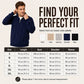 ⚡ Textured Jacquard Style, Easy Half-Zip Comfort | Men's Sweatshirt