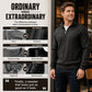 ⚡ Textured Jacquard Style, Easy Half-Zip Comfort | Men's Sweatshirt