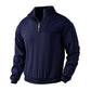 ⚡ Textured Jacquard Style, Easy Half-Zip Comfort | Men's Sweatshirt