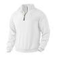 ⚡ Textured Jacquard Style, Easy Half-Zip Comfort | Men's Sweatshirt