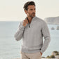 ⚡ Textured Jacquard Style, Easy Half-Zip Comfort | Men's Sweatshirt