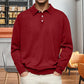 👔 Relaxed Comfort, Polished Lapel Style | Men's Long-Sleeve Shirt