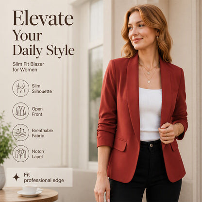 🧥Women's Casual Versatile Slim Fit Blazer
