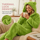 🧸 Head-to-Toe Sherpa Warmth, Cozy Hooded Comfort | Women's Onesie