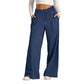 👖 Flattering High Waist, Effortless Wide-Leg Flow | Women's Drawstring Pants