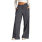 👖 Flattering High Waist, Effortless Wide-Leg Flow | Women's Drawstring Pants