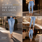 👖 Pearl Details, Flattering Stretch Fit | Women's Distressed Skinny Jeans