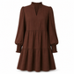 🌷 Ruffled V-Neck, Flattering Tiered Silhouette | Women's Mini Dress