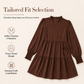 🌷 Ruffled V-Neck, Flattering Tiered Silhouette | Women's Mini Dress