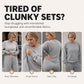 ✨ Polished Two-Piece Style | Women’s Color-Block Knit Set