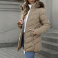 🧥 Slim Fit Warmth, Sleek Hooded Coverage | Women’s Puffer Coat
