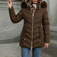 🧥 Slim Fit Warmth, Sleek Hooded Coverage | Women’s Puffer Coat