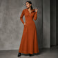 ✨ Ribbed Knit Texture, Easy Hooded Maxi Style | Women's Hooded Maxi Dress