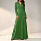 ✨ Ribbed Knit Texture, Easy Hooded Maxi Style | Women's Hooded Maxi Dress