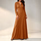 ✨ Ribbed Knit Texture, Easy Hooded Maxi Style | Women's Hooded Maxi Dress