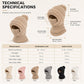 Women's Winter One-Piece Knitted Beanie Scarf Mask