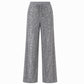 Women's Sparkling Sequin Wide-Leg Pants