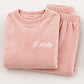 Women's Cozy Warm Coral Velvet Pajama Set