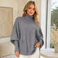 ❄️🧶 Women's Turtleneck Batwing Sleeve Sweater | Cozy Warmth, Flattering Drape – Chic & Comfy for Cold Days ✨