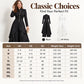 Women's Elegant Longline Coat and Wide-Leg Pants Set