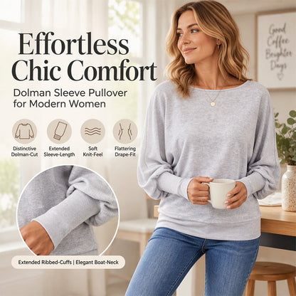 💖Black Friday Mega Deal – 50% off!💖 ✨Women's Casual Batwing Sleeve Sweater
