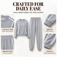 💖Black Friday Mega Deal – 50% off!💖 🏃‍♀️Women's Contrast Piping Sweatshirt & Joggers 2-Piece Set🩷Free Shipping
