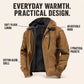 ⏰ Last Day of the Sale – 50% OFF ✨Men’s Plush-Lined Hooded Work Jacket