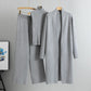 Women Casual Fall Winter 3-Piece Knit Set Sleeveless Vest Cardigan Sweater and Pants Outfit