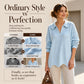 Women's Elegant V-Neck Sweater with Lantern Sleeves