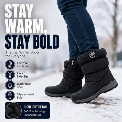 Women's Winter Mid-Calf Non-Slip Snow Boots🔥𝙁𝙧𝙚𝙚 𝙎𝙝𝙞𝙥𝙥𝙞𝙣𝙜