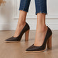 ⏰ Seasonal changeover sale: 50% off – quality at half the price! ✨Women's Chic Pointed Toe Chunky High Heels Pumps