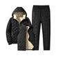 Men's Winter Hooded Padded Jacket and Pants Set🔥𝙁𝙧𝙚𝙚 𝙎𝙝𝙞𝙥𝙥𝙞𝙣𝙜