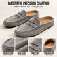 Men's Faux Suede Platform Slip-On Half Slippers🥠𝙁𝙧𝙚𝙚 𝙎𝙝𝙞𝙥𝙥𝙞𝙣𝙜