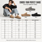 Men's Faux Suede Platform Slip-On Half Slippers🥠𝙁𝙧𝙚𝙚 𝙎𝙝𝙞𝙥𝙥𝙞𝙣𝙜