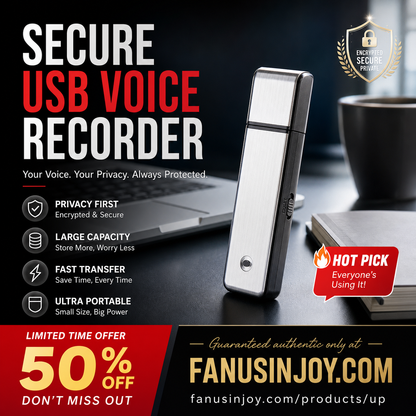⌛50% Limited Time Discount! 🔊Portable High-Definition Noise-Cancelling USB Voice Recorder