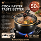 🔥Limited time 50% off！👨‍🍳The first step to becoming a chef！🥘Non-stick Enamel Micro-pressure Pot