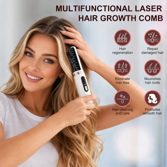 🔥🔥Electric current scalp care and hair strengthening comb